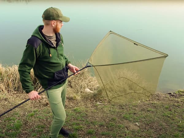 DELPHIN PODBIERAK KARPIOWY PARTISAN 90X90 1.8M 2 SKŁADY - obrazek 4